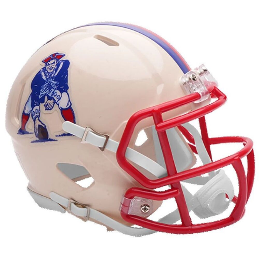 New England Patriots Riddell Retro Collection NFL Mini Helmet